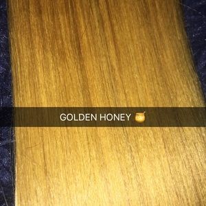 Golden honey 100 percent human hair!